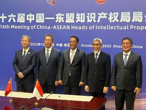 Menteri Hukum, Supratman Andi Agtas mewakili Pemerintah Indonesia menghadiri Pertemuan ke-16 China-ASEAN Heads of Intellectual Property Offices di Xi’an.