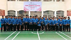 Rumah Tahanan Negara (Rutan) Kelas I Labuhan Deli, dan jajaran pegawai serta warga binaan pemasyarakatan (WBP) mengikuti upacara peringatan Hari Sumpah Pemuda ke-97 Tahun 2025.