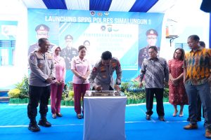 Kapolda Sumut Irjen Pol. Whisnu Hermawan Februanto, S.I.K., M.H., meresmikan Satuan Pelayanan Pemenuhan Gizi (SPPG) Polres Simalungun.