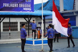 Rutan Kelas I Medan Kanwil Ditjenpas Sumut melaksanakan upacara peringatan Hari Pahlawan Tahun 2025.