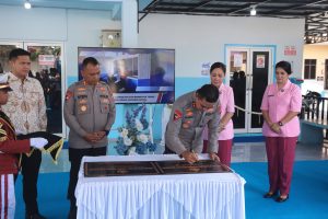 Kapolda Sumatera Utara, Irjen Pol Whisnu Hermawan Februanto, S.I.K., M.H., meresmikan dua Satuan Pelayanan Pemenuhan Gizi (SPPG) Polres Serdang Bedagai.