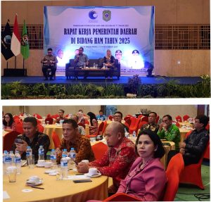 Kakanwil KemenHAM Sumut-Kepri, Dr. Flora Nainggolan, turut serta dalam Rapat Kerja Pemerintah Daerah Bidang HAM Tahun 2025 yang berlangsung di Singkawang, Kalimantan Barat.