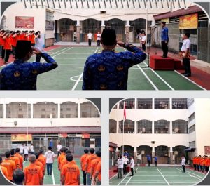 Rumah Tahanan Negara (Rutan) Kelas I Labuhan Deli kembali melaksanakan Upacara Kesadaran Berbangsa dan Bernegara.