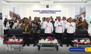 Kementerian Hukum Sumatera Utara menggelar sinkronisasi dan koordinasi tugas serta fungsi Deputi Bidang Koordinasi Hak Asasi Manusia.