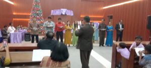 Perayaan STM Immanuel Perumahan Cendana Asri Medan Sinembah di isi dengan liturgi.