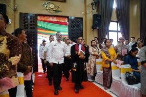 Lembaga Pemasyarakatan (Lapas) Kelas I Medan melaksanakan Ibadah Natal bersama Aparatur Sipil Negara (ASN), Warga Binaan Pemasyarakatan (WBP) yang beragama Kristen, serta keluarga.