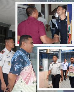 Rumah Tahanan Negara Kelas IIB Pangkalan Brandan menerima kunjungan silaturahmi pejabat baru Senior Supervisor Pertamina RU II Pangkalan Brandan.