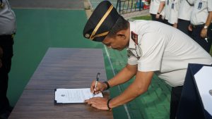 Penandatanganan Perjanjian Kinerja Tahun 2026 oleh Kepala Lapas Kelas I Medan, Fonika Affandi.