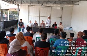 Kapolsek Tanjung Morawa AKP Jonni H. Damanik melakukan pembinaan terhadap 7 remaja yang melakukan aksi tawuran antar geng, dihadiri Wakapolsek Tanjung Morawa, Iptu Ferry LM, Kanit Reskrim Polsek Tanjung Morawa Iptu Hotman Barus, S.H, Kepala Desa, guru sekolah, Kepala Dusun beserta orangtua.