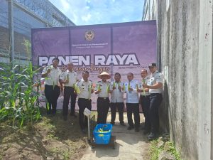 Kantor Wilayah Direktorat Jenderal Pemasyarakatan Sumatera Utara melaksanakan Panen Raya bertempat di Lembaga Pemasyarakatan (Lapas) Kelas I Medan.