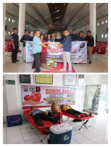 Bid labfor Polda Sumut Laboratorium Forensik (Labfor) Polri memperingati Hari Ulang Tahun (HUT) ke-72 dengan menggelar Bakti Sosial dan Donor Darah.