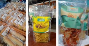 Produk hasil pembinaan warga binaan Rutan Kelas I Medan yang telah dikemas, aneka kripik. (Ist)