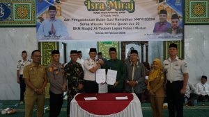 Penandatanganan Perjanjian Kerja Sama, wisuda Tahfidz Al-Qur’an Juz 30 kepada 10 WBP.