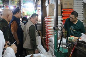 Satgas Pangan Polda Sumatera Utara bersama Badan Pangan Nasional (Bapanas) RI, Tim Saber Kota Medan, serta instansi terkait melaksanakan inspeksi mendadak (sidak) mengecek ketersediaan stok dan stabilitas harga bahan pokok dan barang penting (bapokting).