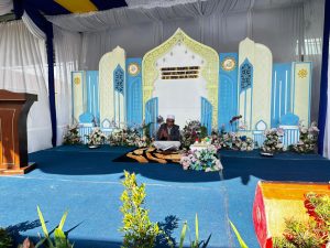 Warga Binaan Lapas Kelas I Medan membacakan ayat suci Al-Qur’an pada rangkaian pembukaan MTQ.