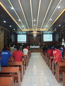 Gereja Lembaga Pemasyarakatan (Lapas) Kelas I Medan melaksanakan ibadah harian.