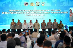 Kapolda Sumatera Utara, Whisnu Hermawan Februanto, menghadiri launching serentak Satuan Pelayanan Pemenuhan Gizi (SPPG) Polri.