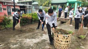 Jajaran Rutan Kelas I Labuhan Deli melaksanakan kerja bakti/korve sebagai bentuk kepedulian terhadap kebersihan fasilitas umum dan tempat ibadah di lingkungan masyarakat.