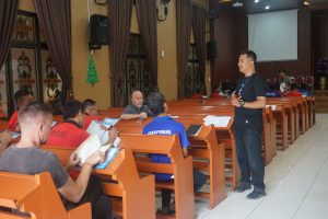 Lapas Kelas I Medan menggelar Pembelajaran Alkitab berkelompok bersama Yayasan Pelita Kasih Harapan Baru, program pembinaan kerohanian bagi Warga Binaan Pemasyarakatan (WBP).