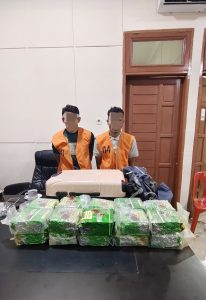 Satres Narkoba Polresta Deli Serdang menggagalkan Peredaran 21 Kilogram Sabu, dan mengamankan dua Kurir.