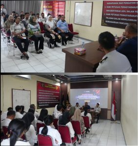 Kepala Badan Narkotika Nasional Kabupaten (BNNK) Langkat melaksanakan audiensi dan silaturahmi ke Rutan Kelas IIB Pangkalan Brandan.