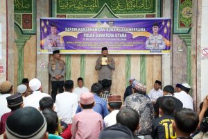 Safari Ramadan dan Buka Puasa Bersama yang digelar Polda Sumatera Utara bersama Polres Pelabuhan Belawan.