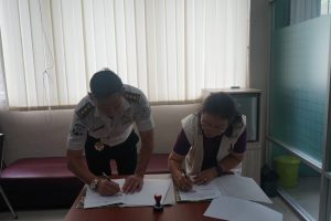 Lembaga Pemasyarakatan (Lapas) Kelas I Medan, melaksanakan penandatanganan perjanjian kerja sama dengan Komunitas Kasih Tuhan.