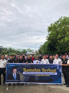 Kementerian Imigrasi dan Pemasyarakatan Salurkan Bakti Sosial di Ponpes Mazilah Deli Serdang.