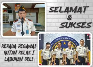Karutan Kelas I Labuhan Deli, Jajaran pimpinan dan seluruh staf memberikan apresiasi setinggi-tingginya atas kenaikan pangkat pegawai yang telah menunjukkan loyalitas dan kinerja luar biasa.