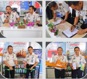 Rutan Kelas I Labuhan Deli meresmikan gerai produk UMKM hasil karya warga binaan di lounge pelayanan Kantor Imigrasi Kelas II TPI Belawan.