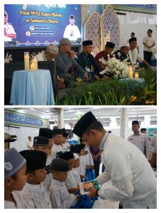 Lembaga Pemasyarakatan (Lapas) Kelas I Medan menggelar Final Musabaqah Tilawatil Qur’an (MTQ) Lapas/Rutan se-Sumatera Utara dirangkai dengan Gebyar Nuzulul Qur’an serta santunan kepada anak yatim.