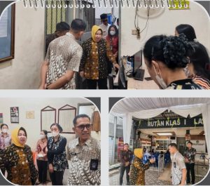 Direktur Kesehatan dan Perawatan Rehabilitasi (Dirkeswat), melakukan peninjauan langsung kualitas pelayanan bagi warga binaan, di Rutan Kelas I Labuhan Deli.