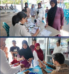 Petugas Rumah Tahanan Negara (Rutan) Kelas IIB Pangkalan Brandan memberikan layanan kunjungan Idulfitri bagi keluarga warga binaan.