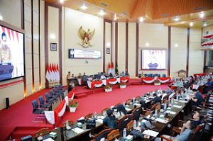 Rapat Paripurna Penyampaian Laporan Hasil Rakerda DPRD Medan.