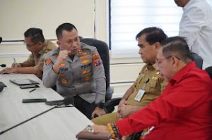 Ketua DPRD Medan, Wong Chun Sen mengikuti Rakornas Lintas Sektoral Pelayanan Idulfitri 1447 H secara daring.