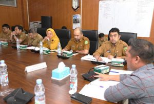 Rapat Dengar Pendapat Komisi 1 DPRD Medan Dengan OPD Mitra Kerja Terkait Penggunaan KKPD Medan Maimun.