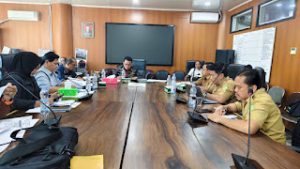 Rapat Evaluasi Triwulan IV Komisi 4 DPRD Medan bersama Dinas SDABMBK Medan.