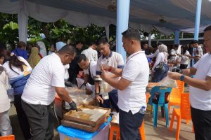 Meriahkan Hari Bhakti Pemasyarakatan (HBP) ke-62 Tahun 2026, Rumah Tahanan Negara (Rutan) Kelas I Medan turut ambil bagian dalam Semarak Bazar Produk Warga Binaan Pemasyarakatan (WBP).