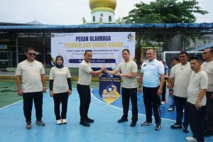 Kepala Lembaga Pemasyarakatan Kelas I Medan membuka Pekan Olahraga dan Seni Narapidana (PORSENAP), memperingati Hari Bhakti Pemasyarakatan ke-62.