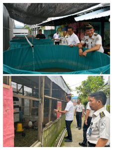 Kepala Lapas Kelas I Medan melaksanakan kontrol menyeluruh terhadap area pertanian, peternakan, dan dapur Lapas.