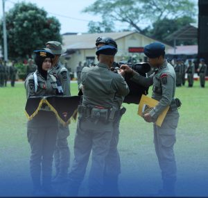 Upacara penutupan Pelatihan Pembinaan Kemampuan Brimob bagi Bintara Remaja Tahun Anggaran 2026.