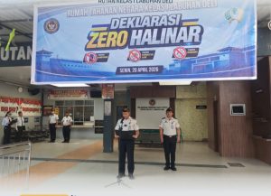 Rutan Kelas I Labuhan Deli melaksanakan Ikrar Komitmen Bersama Bebas Peredaran Narkoba dan Handphone bagi pegawai serta warga binaan.