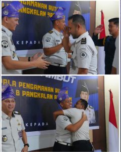 Rumah Tahanan Negara Kelas IIB Pangkalan Brandan melaksanakan lepas sambut Kepala Kesatuan Pengamanan Rutan (Ka.KPR) pejabat lama, Andre Situmorang, kepada pejabat baru, Theo Kristian Sitompul.