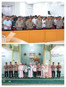 Kepolisian Daerah Sumatera Utara (Polda Sumut) menggelar ibadah kebaktian dan doa bersama dalam rangka menyambut Hari Buruh Internasional (May Day) 2026.