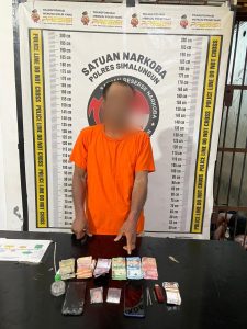 Tersangka bandar narkoba jenis sabu, Sargusman Sinaga alias Usman (38).