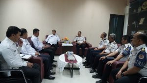 Kepala Lembaga Pemasyarakatan (Lapas) Kelas I Medan melaksanakan kunjungan kerja (kunker) ke Kantor Badan Narkotika Nasional Provinsi (BNNP) Sumatera Utara.