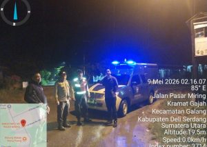 Satuan Samapta (Satsamapta) Polresta Deli Serdang melaksanakan patroli malam hingga pagi hari.