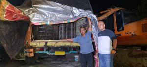Tim Tipidter Direktorat Reserse Kriminal Khusus (Ditreskrimsus) Polda Sumut, mengamankan dua unit truk yang membawa BBM jenis solar subsidi ilegal.