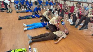 Lembaga Pemasyarakatan Kelas I Medan melaksanakan Pelatihan Dasar Gawat Darurat bekerja sama dengan Palang Merah Indonesia Kota Medan.