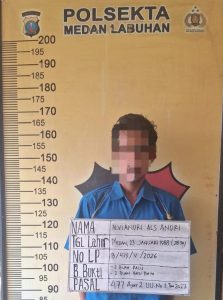 A (27), pelaku pencurian dengan pemberatan.